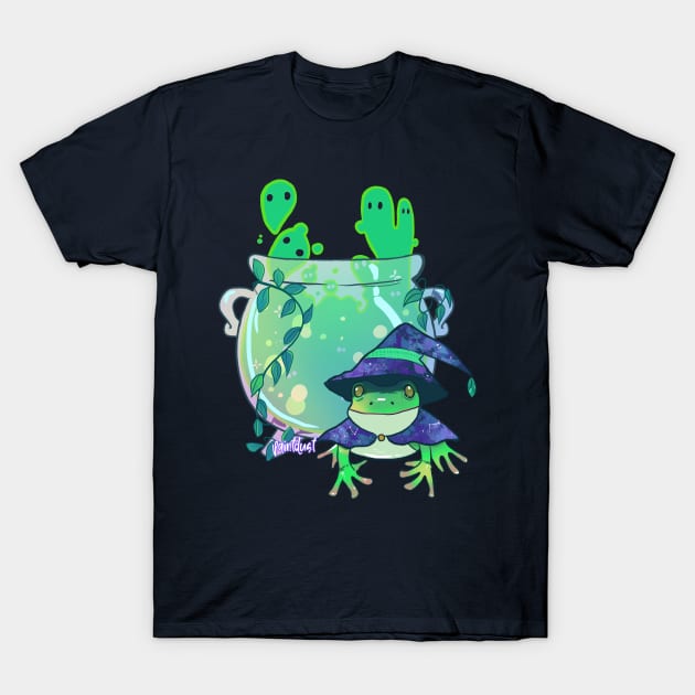 Froggy Potions T-Shirt by paintdust